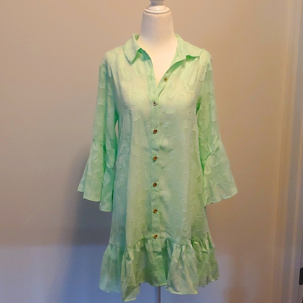 Lilly Pulitzer Linley Collared Cover-up NWT